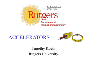 ACCELERATORS - Rutgers University