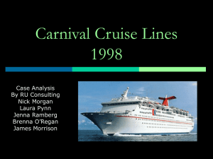 Carnival Cruise Lines CCL