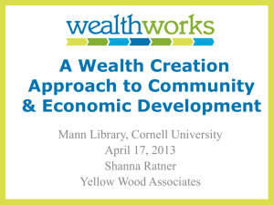 The Rural Wealth Creation Framework