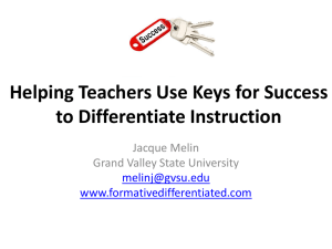 File - Formative Assessment and Differentiated Instruction