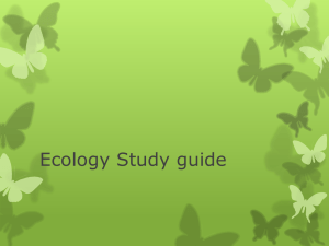 Ecology Study guide answers 15-16
