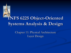 INFS 6225 Object-Oriented Systems Analysis & Design