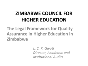 zimbabwe council for higher education