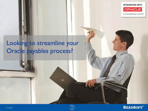 Looking to streamline your Oracle payables process?
