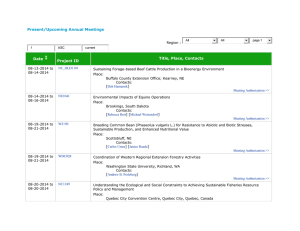 Listing of 2014 NIMSS meetings - University of California, Davis