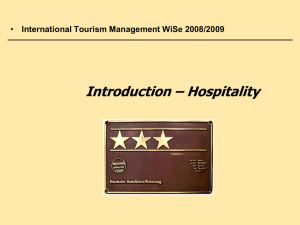 PowerPoint-Präsentation - International Tourism Management Arlt