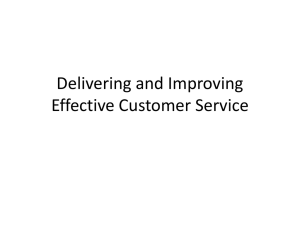 Customer Service - Atlantic Training