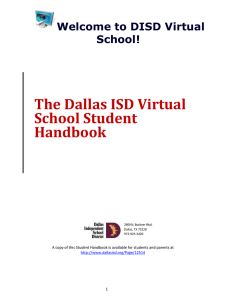 Online Provider Courses - Dallas Independent School District