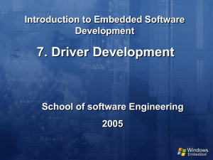 7.Device Driver Development