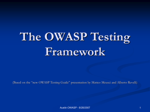 The_OWASP_Testing_Framework_Presentation