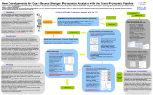 New developments for open-source shotgun proteomics analysis