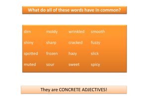 Adjectives Power Point