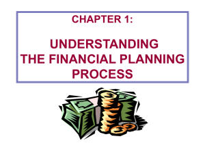 understanding the financial planning process