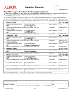 Invention Proposal (Office 97)