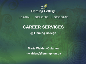 Career Services - Fleming College