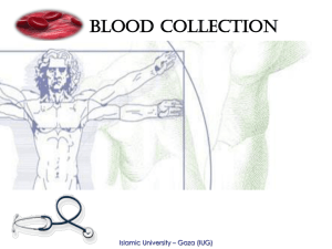 Blood collection