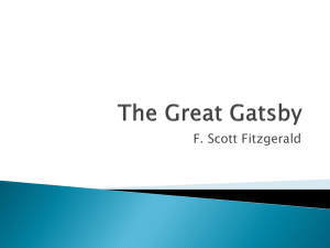 The Great Gatsby PPT