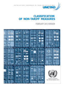 unctad classification of non-tariff measures (february 2012 version)