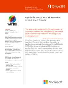Wipro Case Study