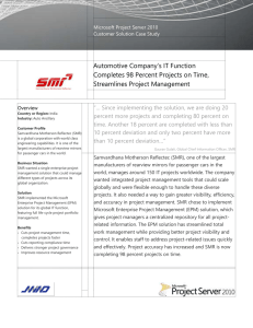 SMR Case Study