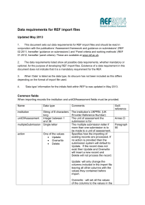 Impact case studies (REF3b) - Research Excellence Framework