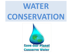Water Conservation Powerpoint