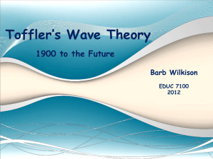 Toffler's Wave Theory Plan B