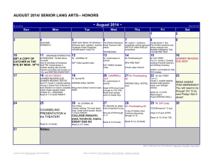 honors-- calendar aug