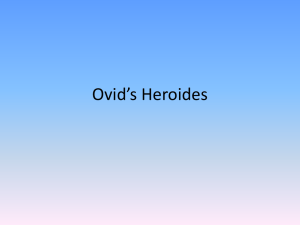 Ovid*s Heroides