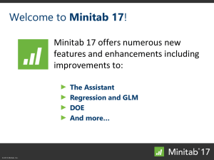 Minitab Presentation