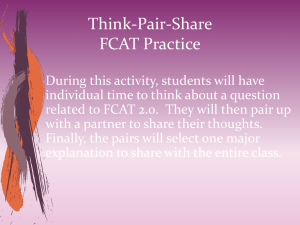 Physical Science FCAT Module #1