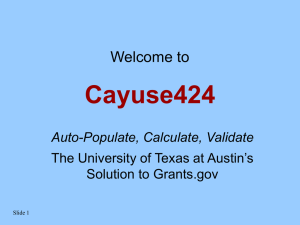 Cayuse 424 Training