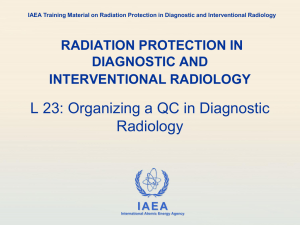 Organizing a QA program in diagnostic radiology