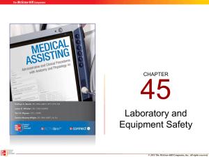 Laboratory Equipment and Safety