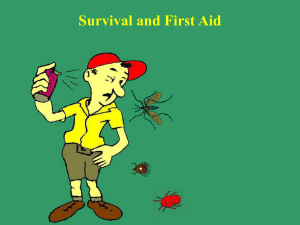 Chapter 6 Survival and First Aid