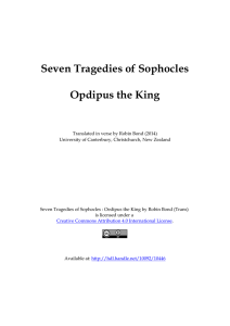 5 - Seven Tragedies of Sophocles