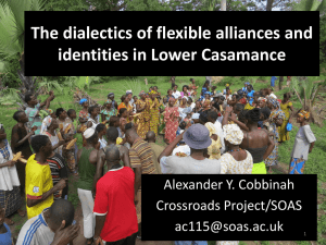 “The dialectics of flexible alliances and identity in