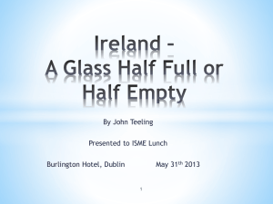 A Glass Half Full or Half Empty