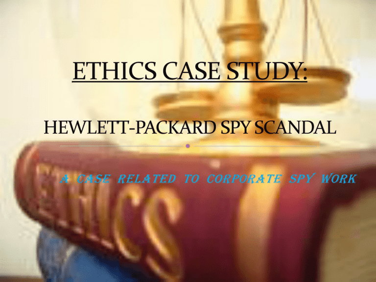 case study related to ethics