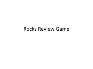 Rocks Review Game