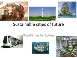 Sustainable cities of future - Melody for Dialogue among Civilizations