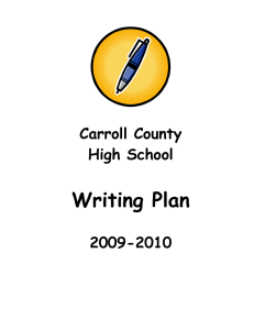 09-10 Writing Plan
