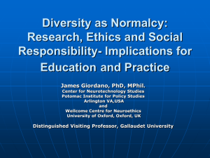 Diversity as normalcy - Gallaudet University
