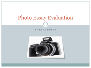 Photo Essay Evaluation - twaingiftedandtalented