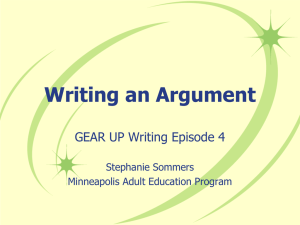 Episode 4 Argument Webinar PPT