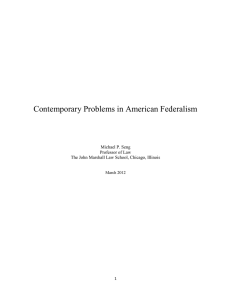Federalism and the Regulation of Commerce