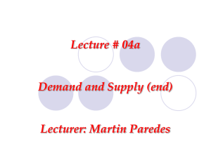 Microeconomics: Theory and Applications David Besanko and