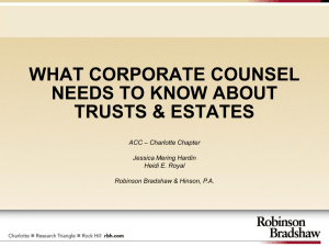 Presentation Title - Association of Corporate Counsel