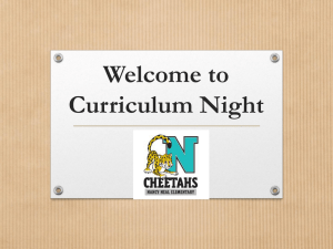 Curriculum Night - Mansfield Independent School District