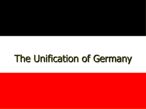 The Unification of Germany - SHS-Euro